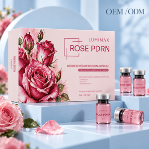 Ampolla Facial Hidratante de Rosa PDRN de Marca Privada, 5ml x 10 Viales, Suero para el Cuidado de la Piel, OEM, ODM, Empaque Personalizado de Fábrica - Product Image 6
