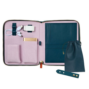 Cao cấp chính hãng Da Du Lịch tổ chức túi lưu trữ RFID dài dây kéo nylon Unisex Phong Cách quốc gia - Product Image 6