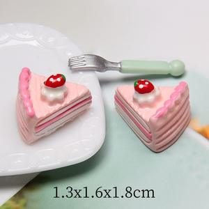 Accesorios de resina al por mayor de alta calidad sándwich crema pastel triángulo Arco Iris pastel DIY teléfono móvil Material de la Caja - Product Image 3