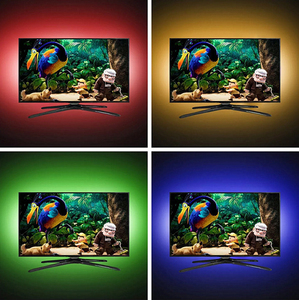 Strisce <span class=keywords><strong>LED</strong></span> USB 5050 con Controllo APP, RGB 5V USB, Flessibili a Infrarossi, Lampada Decorativa Retroilluminata, Stringa Luminosa per <span class=keywords><strong>TV</strong></span> - Product Image 3