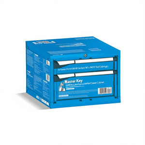 Fami Master Key Comfort <b>Drawer</b> Cabinet 561x573x400 Mm 2 <b>Drawers</b> Gentian Blue Ral5010 <b>Tool</b> Storage - Product Image 3