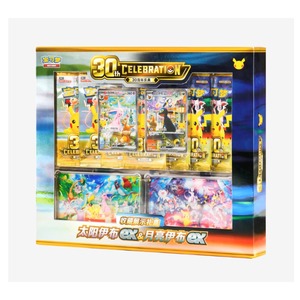Prévente <span class=keywords><strong>Pokémon</strong></span> 30ème Anniversaire Espeon ex & Umbreon ex Boîte de Présentation de Cartes à Collectionner Chinois Simplifié PTCG Boîte Mystère de Cartes à Échanger - Product Image 1