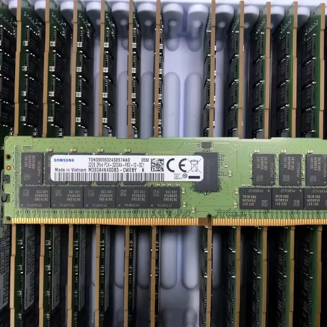 M393A4K40EB3-CWE 32G DDR4 3200 DRAM 2R X4 ECC RDIMM for Server