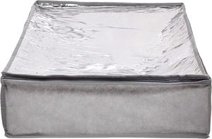 Durable Fabric With Plastic Structure <b>Large</b> Space Saver Under Bed Storage Bags for Blankets Clothes - Product Image 3