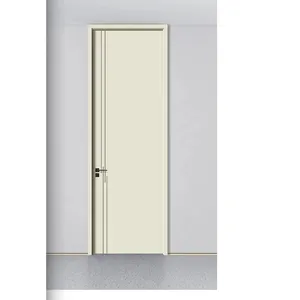 Toptan fiyat ahşap kapılar iç oda katı tik ahşap kapı ucuz ahşap kapı cilt boyama seçin