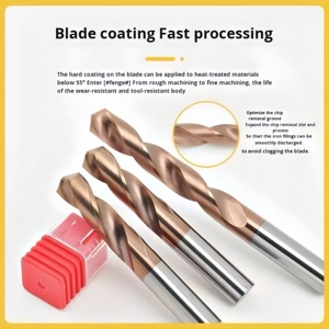 מקדחי טוויסט מסגסוגת טונגסטן קשיח במיוחד 5.5 מ\\\"מ 58, ידית ישרה 0.05, מקדח כרסום לקידוח מתכת - Product Image 5