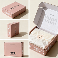 Boîte d'expédition en carton ondulé personnalisable de grande capacité avec logo en mousse imprimé à l'intérieur, emballage efficace pour bougies, cadeaux et artisanat