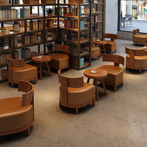Ensemble de meubles en bois personnalisés pour cafés, restaurants, écoles : tables, chaises, banquettes en bois pour bars, espaces de loisirs et de négociation, Restaurant A - Product Image 2