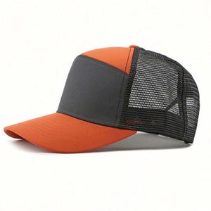 Wholesale Fast Delivery Business 7 Panel Cap Mesh Snapback Caps Common Custom Trucker <b>Hat</b> Embossed Custom Logo Polyester/Cotton - Product Image 5