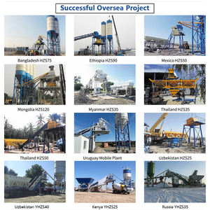 Planta Mezcladora de Concreto Portátil Pequeña, Totalmente Automática, Económica, de 35m3/hora, Planta Dosificadora de Concreto Móvil Lista para Usar - Product Image 6