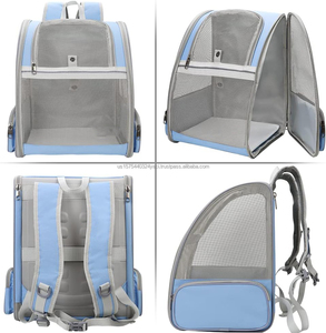 Travel Pet <b>Dog</b> Cat <b>Backpack</b> <b>Carrier</b> Breathable Mesh Pet <b>Carrier</b> <b>Backpack</b> for Cats Small <b>Dogs</b> Puppies for Outdoor Hiking Camping - Product Image 5