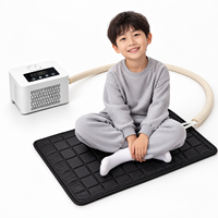 Coussin chauffant électronique à cycle d'eau efficace, réglage de la température à 3 vitesses, pour chaise de bureau et canapé domestique, usage double humain et animal de compagnie