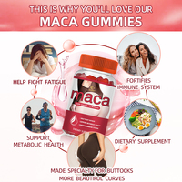 Gummies Maca Premium – Amélioration Fessière, Anti-Fatigue, Soutien Immunitaire, Boost Métabolique | Maca + Tribulus + Fenugrec