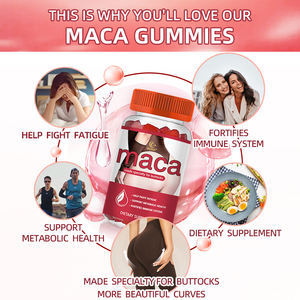 Premium Maca Gummies-kalça geliştirme, anti-yorgunluk, bağışıklık desteği, metabolizma desteği | Maca + Tribulus + Fenugreek - Product Image 4
