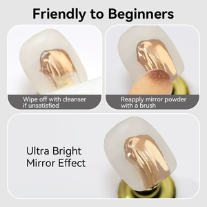 BORN PRETTY Gel <span class=keywords><strong>Top</strong></span> <span class=keywords><strong>Coat</strong></span> pour Poudre Chrome Transparent Sans Résidu Vernis à Ongles Haute Brillance Effet Miroir Base <span class=keywords><strong>Coat</strong></span> Facile à Appliquer la Poudre - Product Image 3