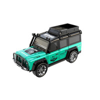 Voiture de course télécommandée 4x4 2,4G 1/64 Simulation Mini voiture de drift télécommandée à quatre roues motrices Carrosserie en métal Roues et batterie