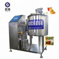 Machine de fabrication de lait industriel Refroidisseur de pasteurisateur de 500 litres Réservoir de lait de 500 litres Mini pasteurisateur Réservoir de refroidissement du lait