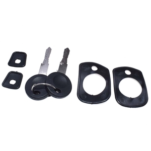 Par de accesorios para coche, juego de manijas de puerta exterior y llaves para <span class=keywords><strong>VW</strong></span> Bus <span class=keywords><strong>Van</strong></span> Type 2 69-79 Thing 211837205N - Product Image 2