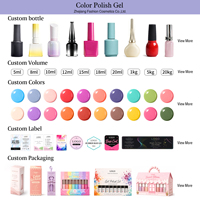 Fournitures en gros de haute qualité, étiquette privée, 572 couleurs, design non toxique, respectueux de l'environnement, vernis à ongles en gel UV longue durée
