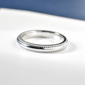 Anello Classico Semplice, Anello Minimalista da Donna - Product Image 3