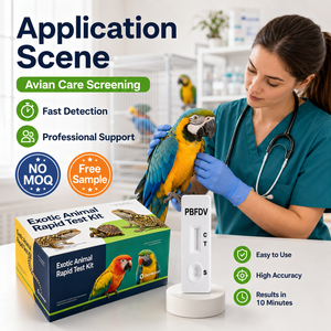 Kit de Prueba Rápida del Virus de la Enfermedad del Pico y la Pluma (PBFDV) para Aves Exóticas, Sin Pedido Mínimo, Muestra Gratuita - Product Image 6