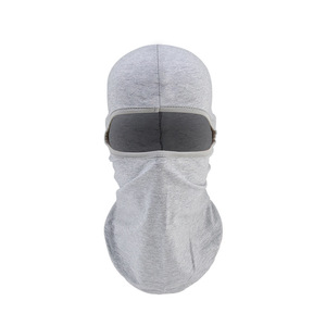 Cycling Mask Pure Cotton UV Protection Men's Outdoor Face Cover All Seasons Grey - Product Image 3