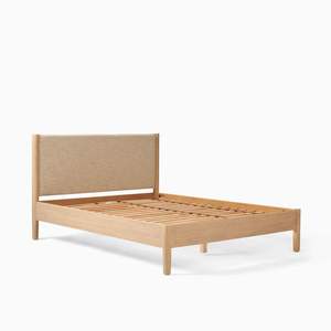 Muebles de Dormitorio de Alta Calidad al por Mayor, Cama de Madera Sólida, Gruesa y Pesada, Estable y Cómoda, Tamaño Queen y King - Product Image 4