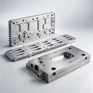 Plaques de collecteur usinées CNC sur mesure, haute précision, en aluminium, laiton, acier inoxydable, plaques de cavité, pièces usinées OEM selon dessin - Product Image 4