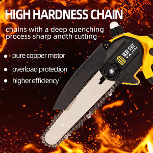 YaJin Compact Portable de qualité industrielle usage domestique sécateur de jardin petite <span class=keywords><strong>scie</strong></span> <span class=keywords><strong>à</strong></span> <span class=keywords><strong>chaîne</strong></span> en bois Machine électrique pour le bois - Product Image 3