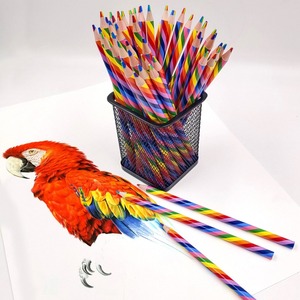Crayon à <span class=keywords><strong>Dessin</strong></span> Multicolore à Effet Dégradé Arc-en-ciel Sept Couleurs DIY pour Étudiants Fournitures de <span class=keywords><strong>Dessin</strong></span> à la Main - Product Image 4