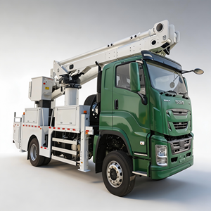 Vehículo de Trabajo Aéreo Aislado ISUZU de 18m, Camión con Plataforma Elevadora Aislada sobre Chasis Isuzu para Operaciones en Líneas Eléctricas - Product Image 5