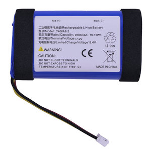 Emberton hoparlör pil paketi 7.2v 2680mAh Batedeira Marshall Emberton I/II Bluetooth hoparlör için C406A2-2 lityum pil - Product Image 2