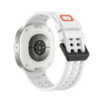 Bracelet de montre respirant à double rangée de trous, compatible avec Samsung Galaxy Watch9, bracelet de remplacement souple, accessoires pour montre intelligente
