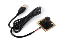 IMX335 5MP USB Kamera (A), Waveshare Geniş Diyafram Açıklığı, 2K Video Kaydı, Tak ve Çalıştır, Sürücüsüz, Manuel Odaklama