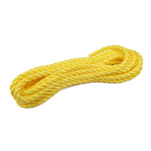 Bobine de corde torsadée en polypropylène jaune, 3 brins, 4 brins, corde torsadée en polypropylène mono, corde torsadée en polypropylène Danline pour la marine, le jardinage quotidien - Product Image 4