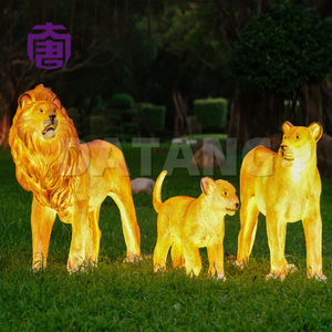 Lampe personnalisée étanche IP65 en PVC, grand modèle extérieur, corps en résine et fibre de verre 3D pour l'éclairage de pelouse, de mariages et de festivals du Ramadan - Product Image 2