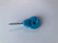 Isolateur de clôture électronique à vis, fil d'acier et accessoires, isolateur de poteau, pied de clôture électronique