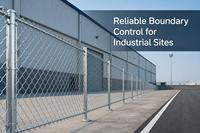Clôture en treillis galvanisé pour la sécurité périmétrique industrielle, clôture en fil métallique pour extérieur