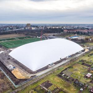 Domos de aire inflables personalizados para estadios de tenis, estructuras de membrana de PVC/PVDF/PTFE para interiores, grandes domos deportivos inflables. - Product Image 1