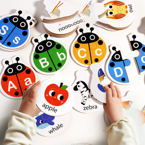 Nuevo Producto: Juguete Educativo Montessori <span class=keywords><strong>de</strong></span> Madera con Forma <span class=keywords><strong>de</strong></span> Mariquita <span class=keywords><strong>para</strong></span> Emparejar Letras, Multifuncional, <span class=keywords><strong>para</strong></span> Niños Pequeños, Niños y Niñas, con Certificación CE - Product Image 6