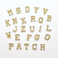 Offre Spéciale nouveau 2cm petite taille couleur A-Z Alphabet anglais fer sur lettre brodée Mini patchs pour bricolage artisanat