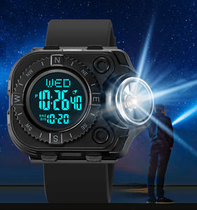 Relojes Skmei 2187 Nieuw Design Horloge Extra Functie Outdoor Sport Mannen Digitaal Horloge Met Led Zaklamp Zonne-Flitslicht - Product Image 1