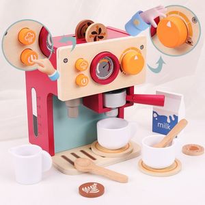 Cafetera de Juguete de Madera para Niños, Juego de Imitación de Cocina, Desarrollo Cognitivo y Habilidades Sociales - Product Image 3