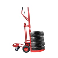 Voiture avec chariot à main, nouveauté, robuste, utilisation pneus, chariot, voiture