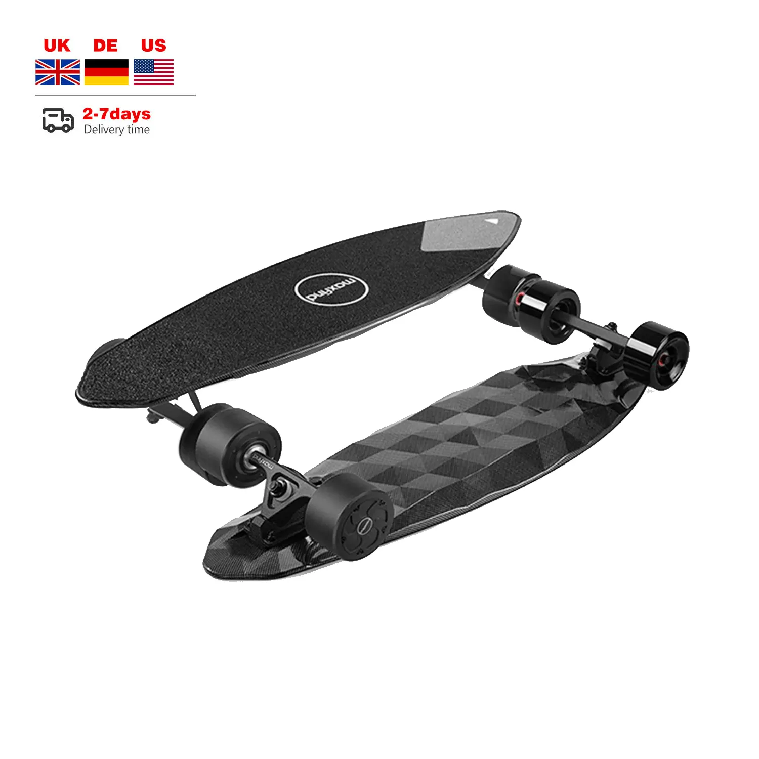 Overseas warehouse express patineta electrica 4wd Electric Skateboards with Remote - Dual Motor Motorized