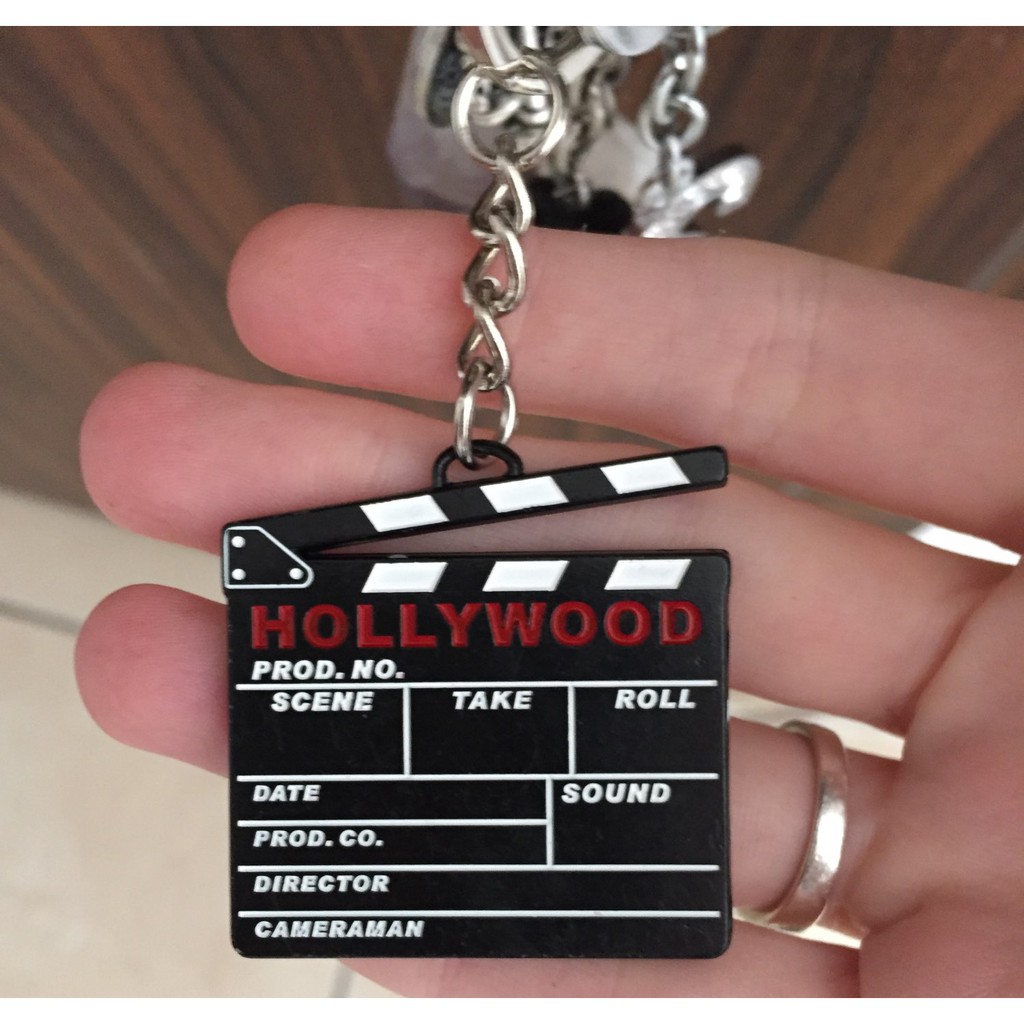 14K Gelbgold Film Filmprojektor Charm Anhänger K673