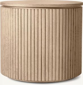 La superficie de la mesa de centro de madera maciza estilo americano R está hecha de travertino. - Product Image 2