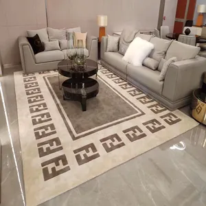 Luxury Hospitality Use Hand Tufted Wool with Bamboo Silk Carpet Rug