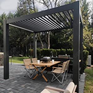 Abri <span class=keywords><strong>de</strong></span> piscine en aluminium avec tissu amovible, résistant aux UV, imperméable, coupe-vent et durable pour chaises longues et zones <span class=keywords><strong>de</strong></span> <span class=keywords><strong>bain</strong></span> <span class=keywords><strong>de</strong></span> <span class=keywords><strong>soleil</strong></span> au bord <span class=keywords><strong>de</strong></span> la piscine - Product Image 1