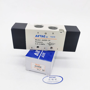 Vanne de commande pneumatique Airtac 4A210-08, port 1/4 po, type pilote électromagnétique pour gaz à température normale - Product Image 3